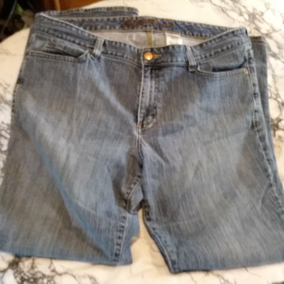 TWO pair EDDIE BAUER jeans 14R - Picture 4 of 6